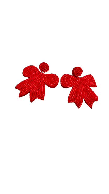 Bow-rific Holiday Earrings