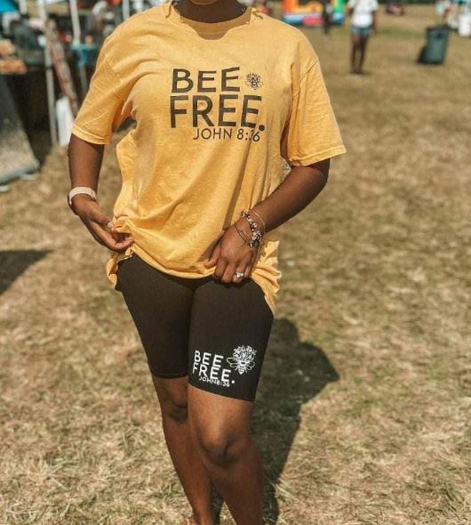 "Bee Free" T-shirts